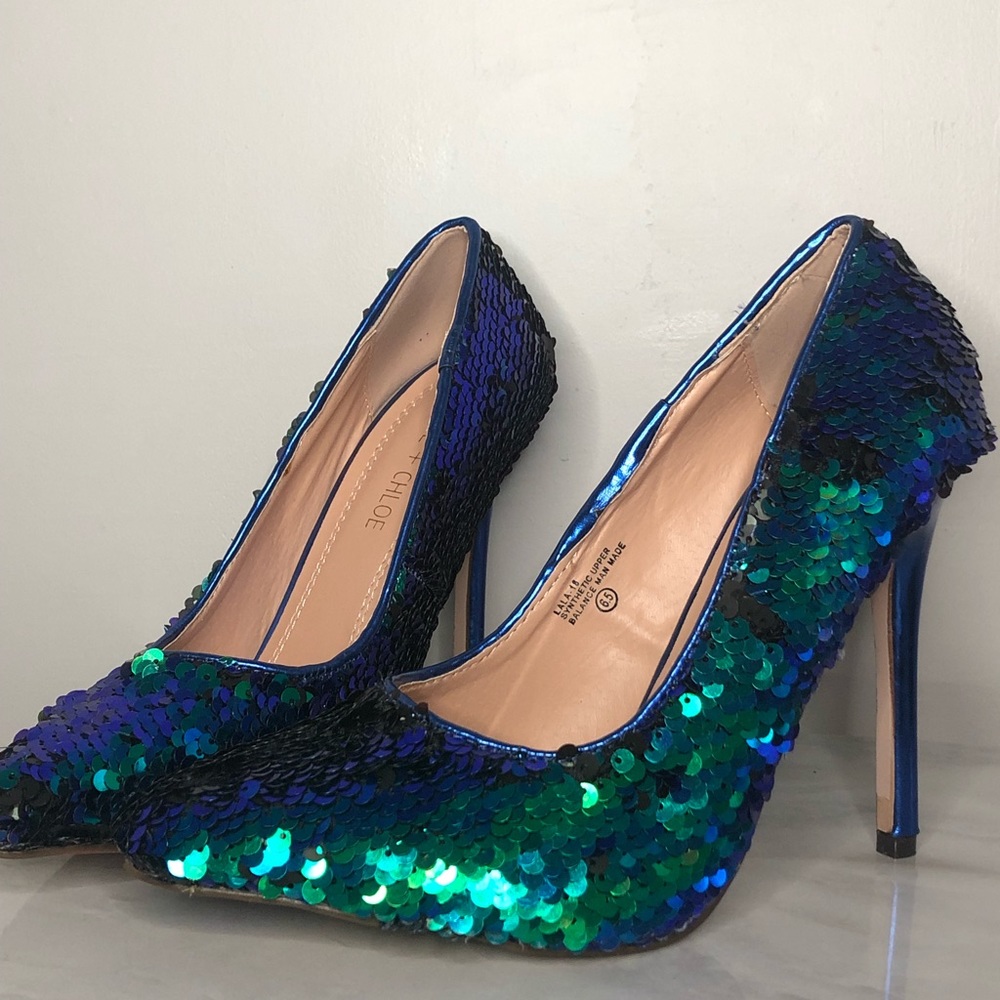 COPY - New Chase & Chloe Lala Sequin Pump